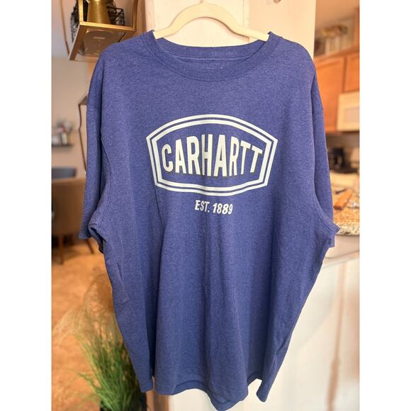 Carhartt Men’s Loose Fit Heavyweight Short-Sleeve Logo Graphic T-Shirt Size XL - Picture 1 of 4